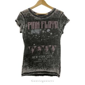 Recycled Karma | Pink Floyd NYC Distressed Tee | XS |